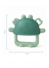 Babyjem Crabby Tutma Halkalı Silikon Diş Kaşıyıcı Soft Yeşil