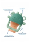 Babyjem Crabby Tutma Halkalı Silikon Diş Kaşıyıcı Soft Yeşil