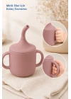 Babyjem Silikon Pipetli Bardak Mocha