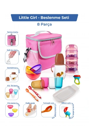 Babyjem Bebek Hediye Beslenme Seti Little Girl 8 Parça