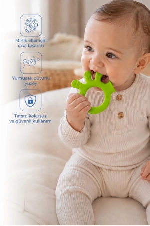 Babyjem Ahtapot Diş Kaşıyıcı Açık Yeşil