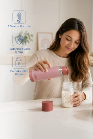 Babyjem Bebek Mama Çelik Termos 400ML