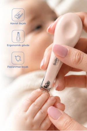 Babyjem Kolay Kavrama Bebek Tırnak Makası Pembe