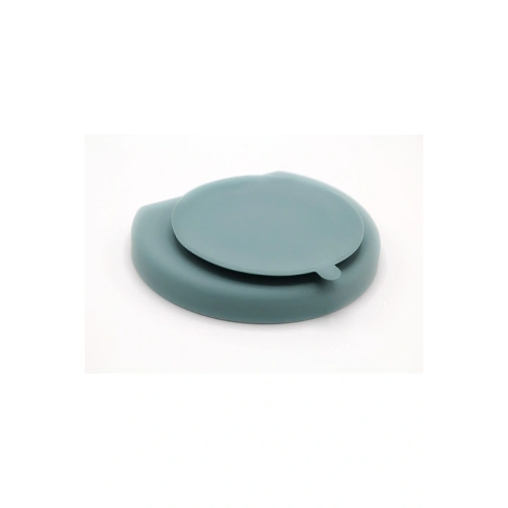 Babyjem Vakum Tabanlı Silikon Tabak Yeşil - Bpa Free