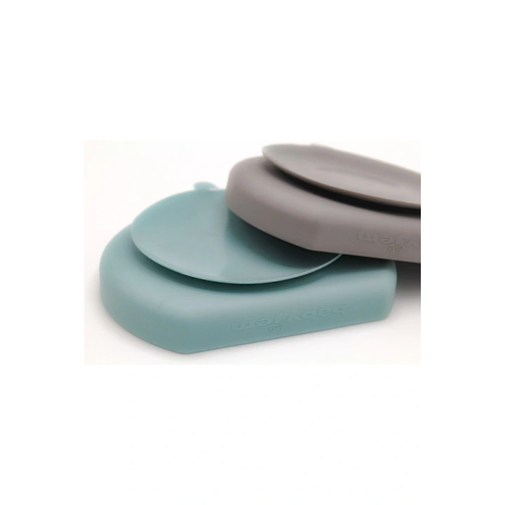 Babyjem Vakum Tabanlı Silikon Tabak Yeşil - Bpa Free