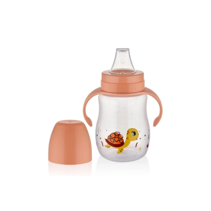 Babyjem Damlatmayan Suluk Alıştırma Bardağı 250 ml Turuncu