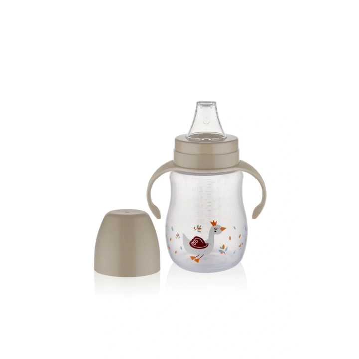 Babyjem Damlatmayan Suluk Alıştırma Bardağı  250 ml Vizon