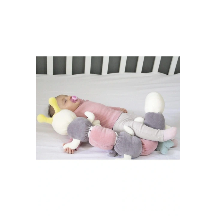 Babyjem Pembe Uyku Arkadaşı Oyuncaklı Tırtıl