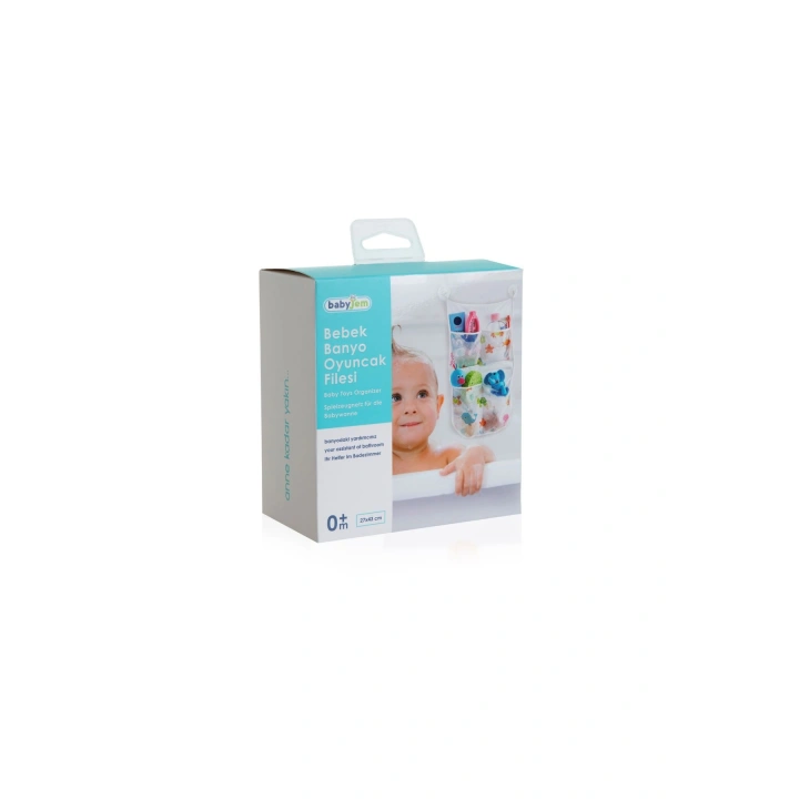Babyjem Bebek Banyo Oyuncak Torbası - Beyaz