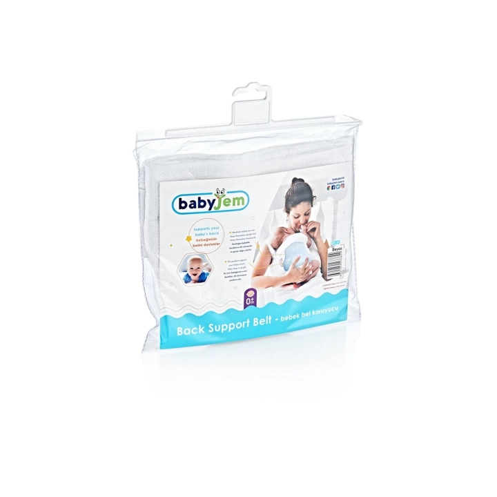 Babyjem Bebek Sırt Desteği Beyaz