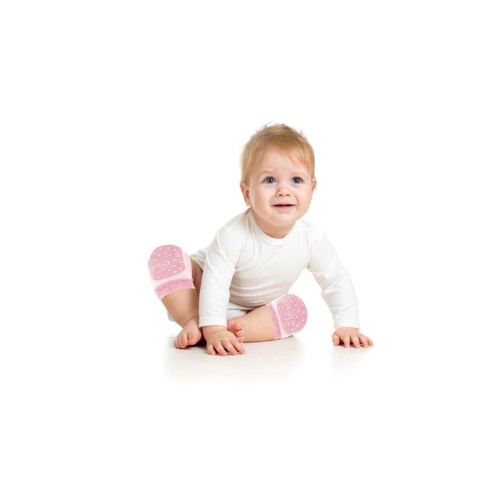 Babyjem Emekleme Dizliği Örgü Pembe