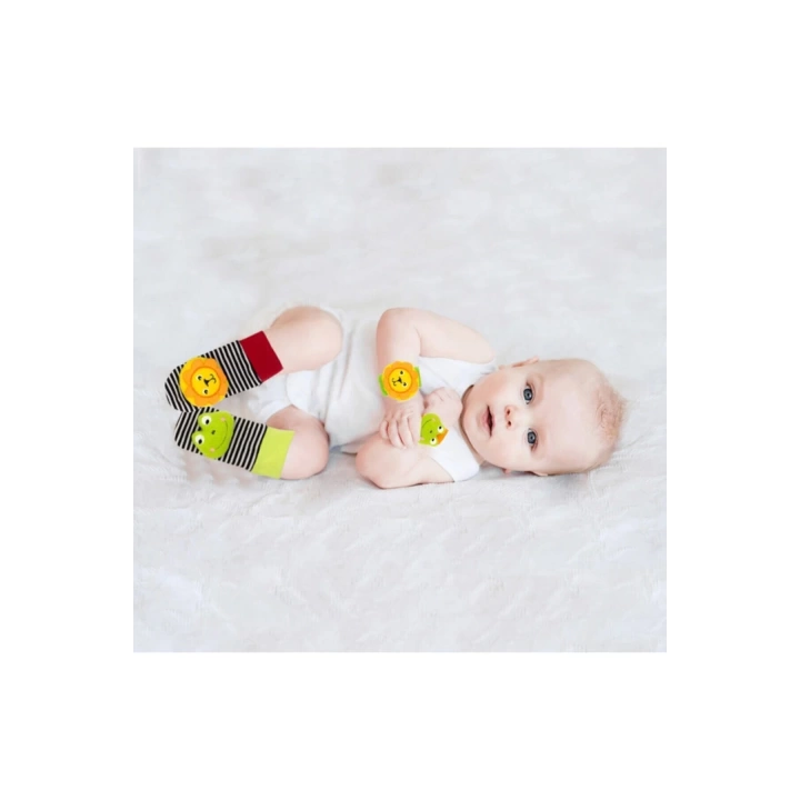 Babyjem sblx Çorap Ve Bileklik Aslan & Kurbağa shpwax 986377