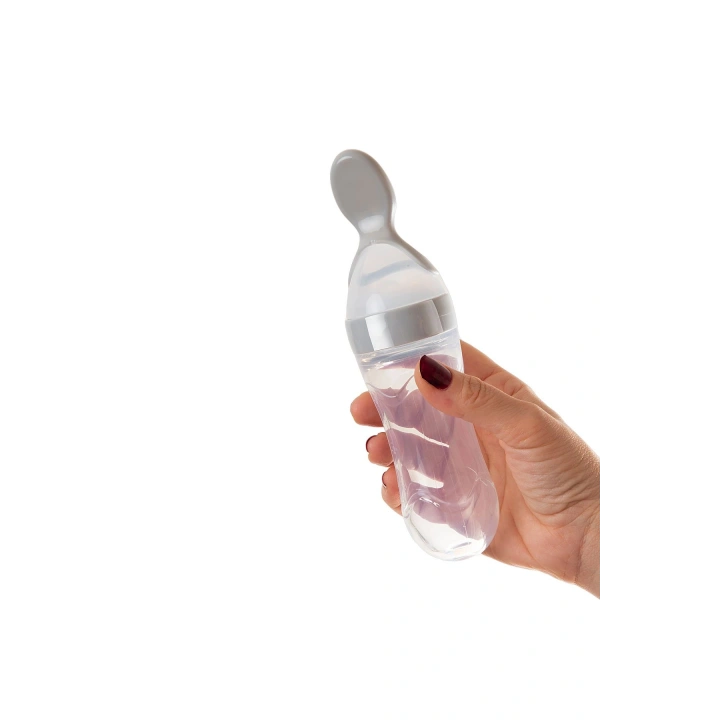 Babyjem Sıkmalı Kaşık Gri