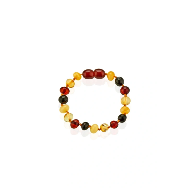 Babyjem Orjinal Sertifikalı Kehribar Bebek Bilekliği Multicolor