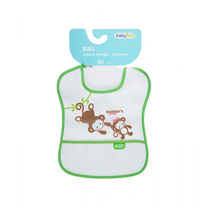 Babyjem Poli Muşamba Önlük Küçük Yeşil