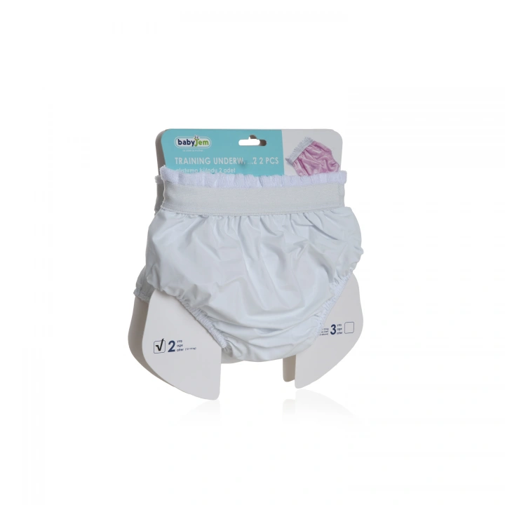 Babyjem Alıştırma Külodu 2li Set 3 Yaş Beyaz