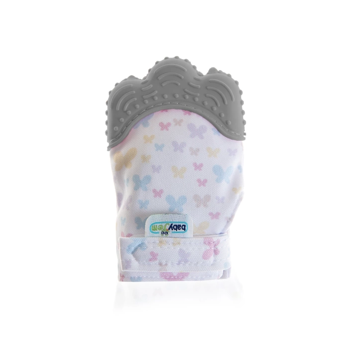 Babyjem Diş Kaşıyıcı Eldiven Gri
