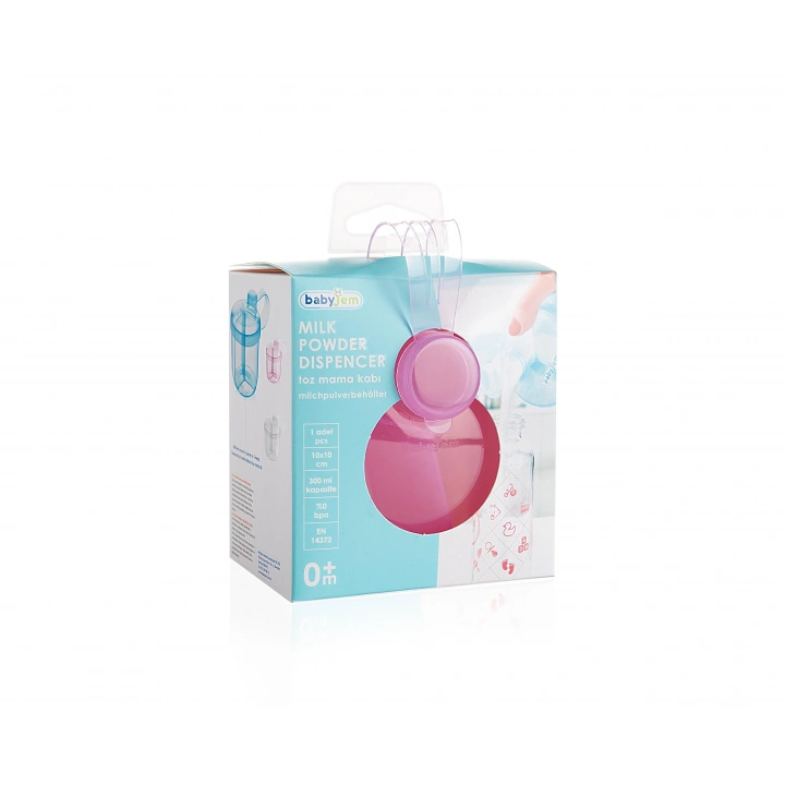 Babyjem Toz Mama Kabı Pembe