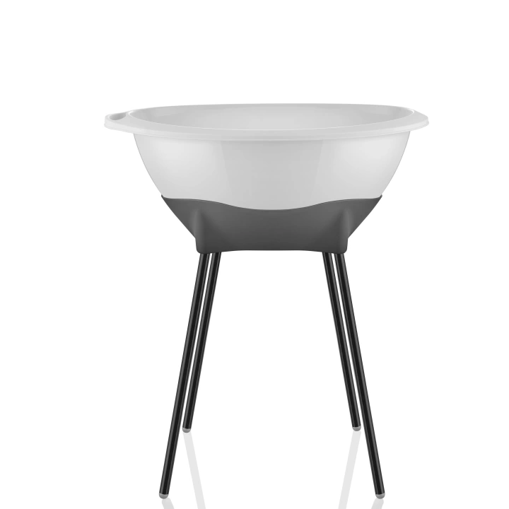 Babyjem Elegant Bebek Banyo Küvet Seti Beyaz Renk- Küvet ,Maşrapa, Banyo Kovası