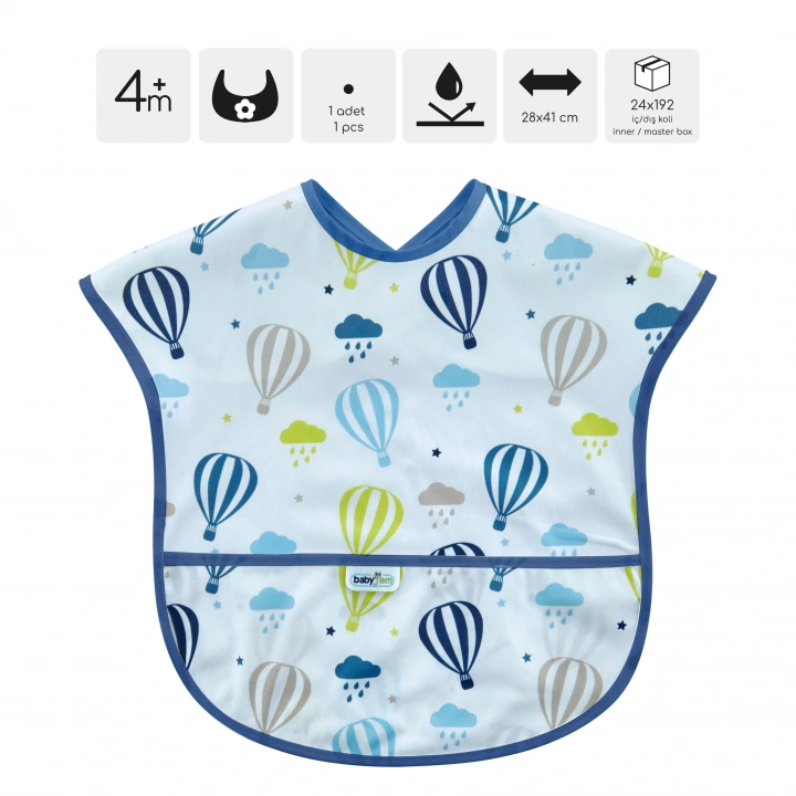 Babyjem Baskılı Blw Kolsuz Önlük Balon Desen