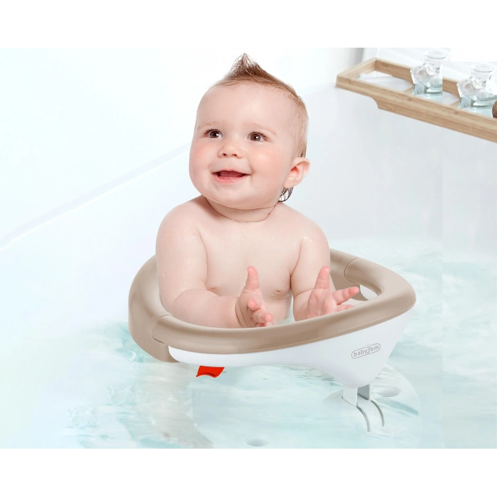 Babyjem Yandan Açılır Banyo Mama Oturağı Taş