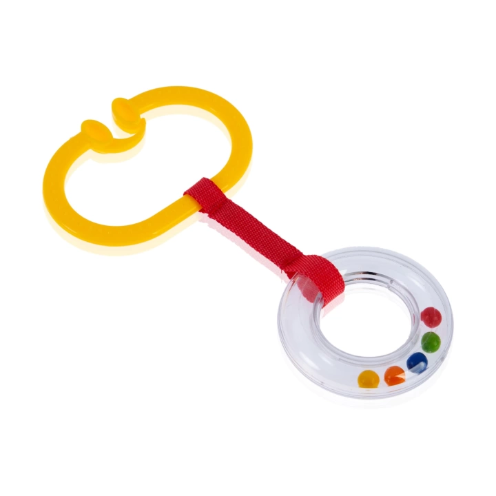 Babyjem Çıngıraklı Puset Halkası Sarı Oval