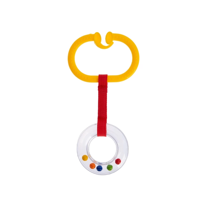 Babyjem Çıngıraklı Puset Halkası Sarı Oval
