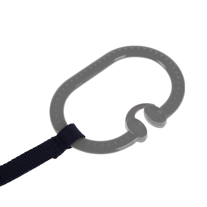 Babyjem Çıngıraklı Puset Halkası Gri Oval
