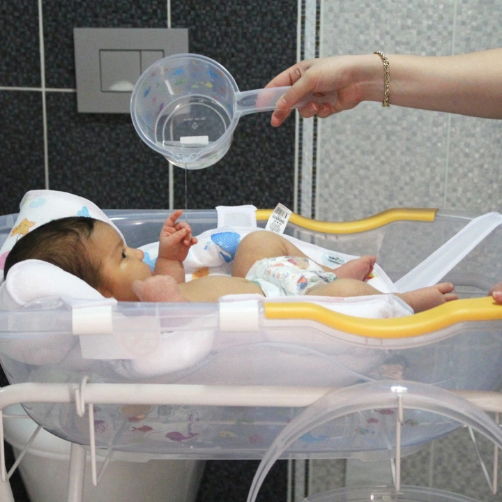 Babyjem Desenli Köpük Dolgulu File Beyaz