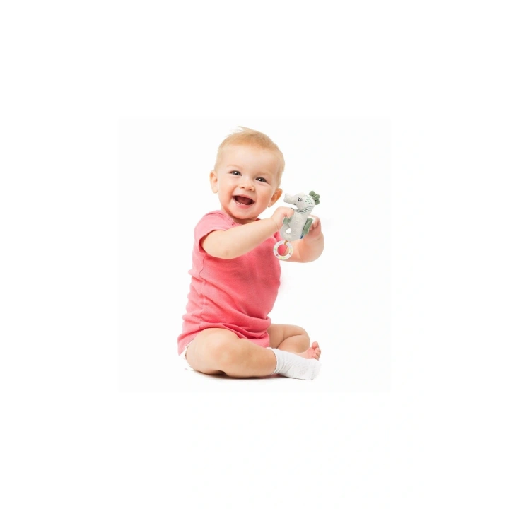 Babyjem Çıngıraklı Deniz Atı 818 Mint Yeşili 15x8 cm