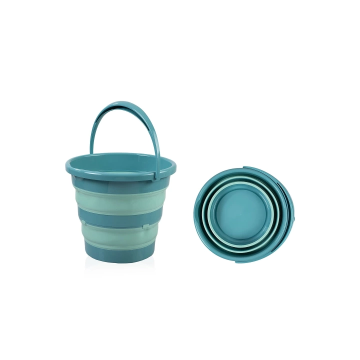 Babyjem Katlanır Banyo Küveti 3 Lü Set Turkuaz
