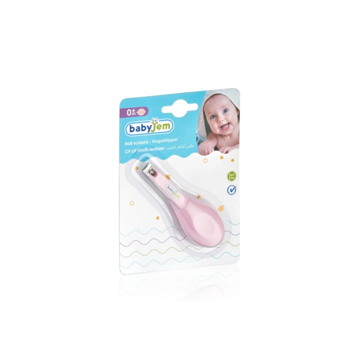 Babyjem Kolay Kavrama Tırnak Makası - Pembe