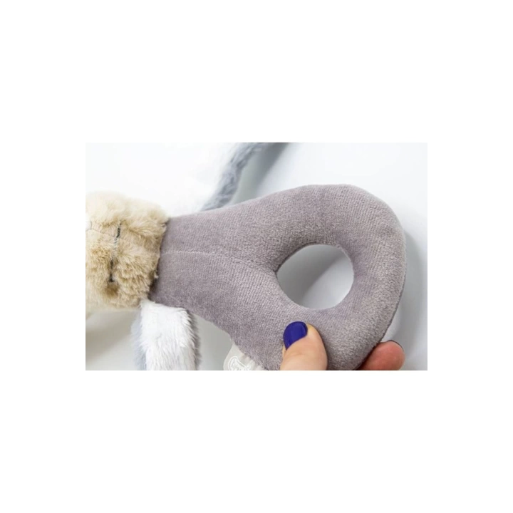 Babyjem Tutmalı Çıngıraklı Mini Peluş Tavşan Taş 842
