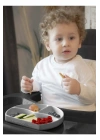 Babyjem Vakum Tabanlı Silikon Tabak Gri - Bpa Içermez
