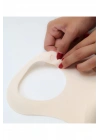 Babyjem Mini Silikon Önlük Ekru