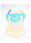 Babyjem Mini Silikon Önlük Ekru