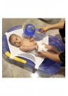 Babyjem Bebek Banyo Maşrapası Şeffaf Desenli Mavi