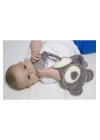 Babyjem Diş Kaşıyıcılı Uykucu Ayıcık 680 Gri
