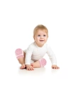 Babyjem Emekleme Dizliği Örgü Pembe