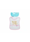 Babyjem Poli Muşamba Önlük Küçük Pembe