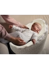 Babyjem Fasulye Yatak Gri Çiçek