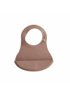 Babyjem Mini Silikon Önlük Latte