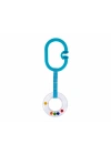 Babyjem Çıngıraklı Puset Halkası Mavi Oval