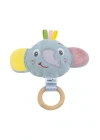 Babyjem Ahşap Halkalı Sevimli Fil Dişlik Yeşil