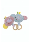 Babyjem Ahşap Halkalı Sevimli Fil Dişlik Yeşil