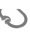 Babyjem Çıngıraklı Puset Halkası Gri Oval