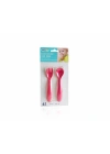 Babyjem Mama Kaşık Çatal Takımı 495 Kırmızı- (2x13,5 cm)