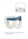 Babyjem Önden Açılır Banyo & Mama Oturağı İndigo Mavi