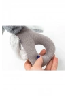 Babyjem Tutmalı Çıngıraklı Mini Peluş Tavşan Gri 842