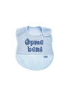 Babyjem Lüks Öpme Beni Mama Önlüğü Mavi